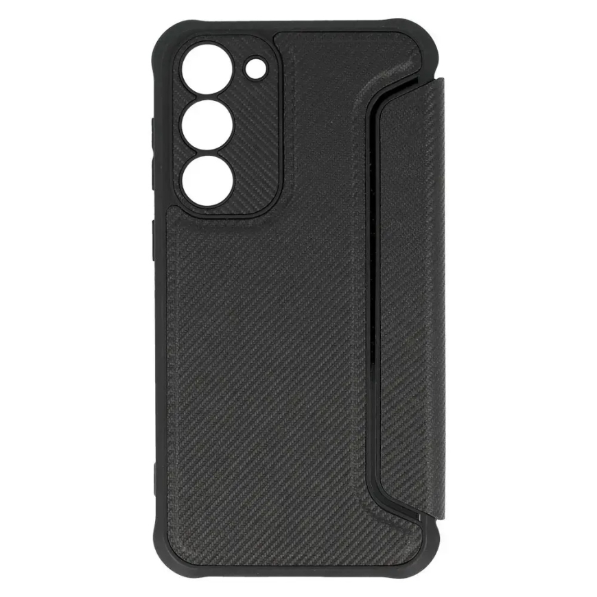 Razor Carbon grāmatiņas maciņš Samsung Galaxy S23 Plus melns – 3