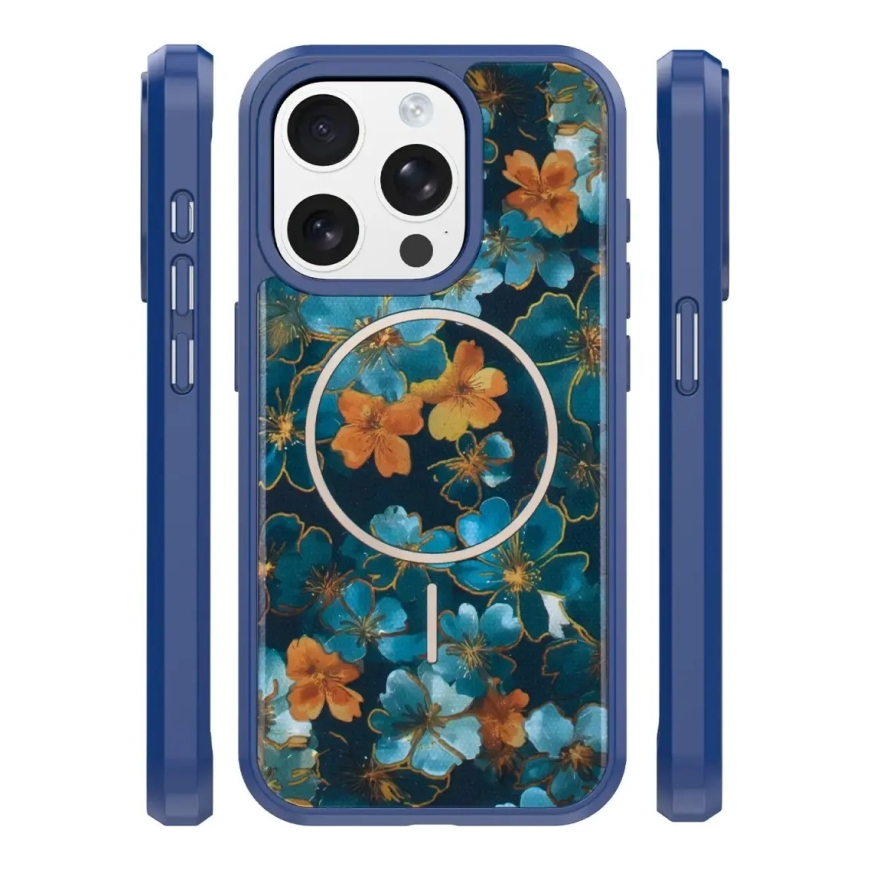 Golden Autumn case for iPhone 14 Pro 6,1" dark blue – 3