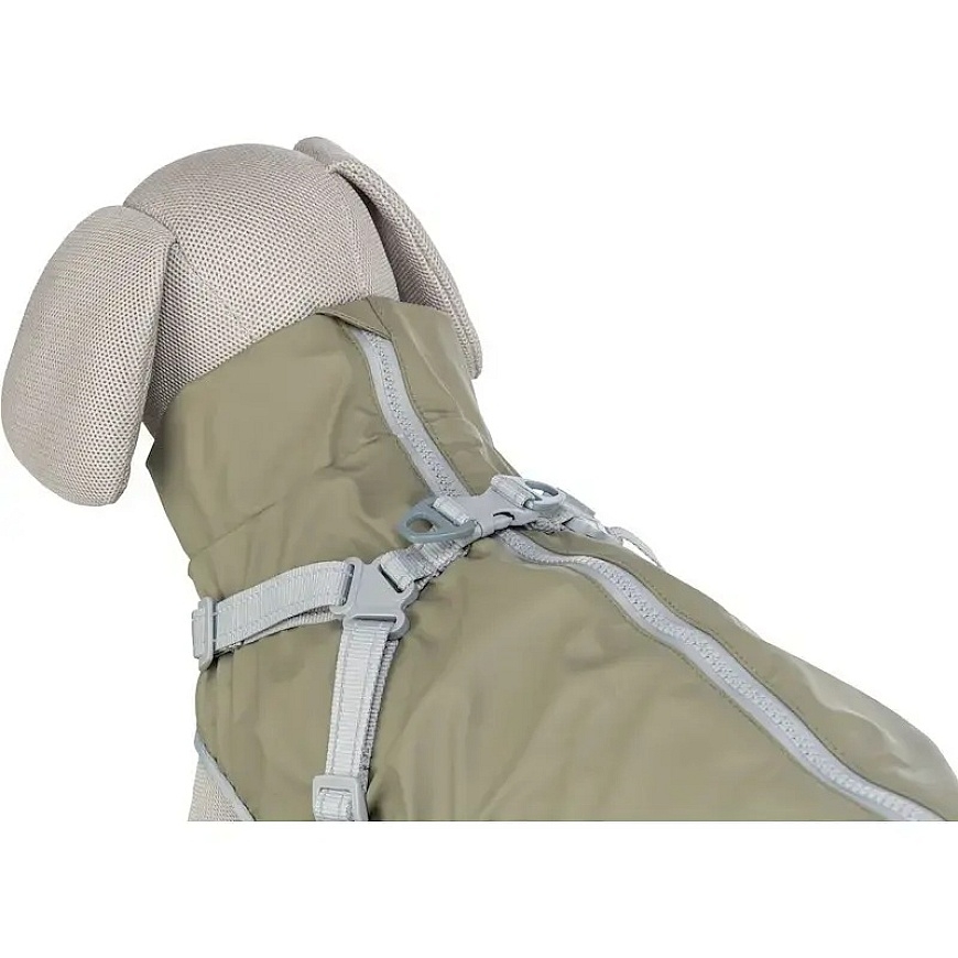 Dog clothing – Trixie Pontis rain coat with harness, XS: 30 cm – 2