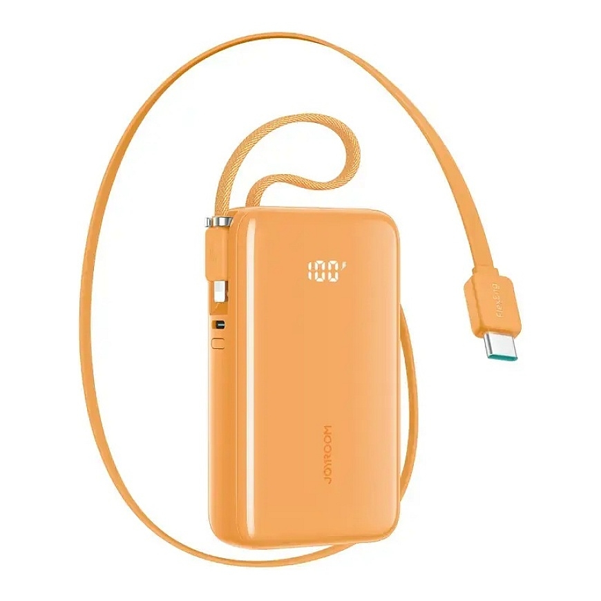 Joyroom JR-PR2 ārējais akumulators (powerbank) | 10 000 mAh | 35W | USB-C, Lightning | oranžs