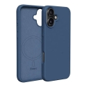 Etteri Silicone telefono dėklas su MagSafe palaikymu iPhone 17 Pro mėlynas
