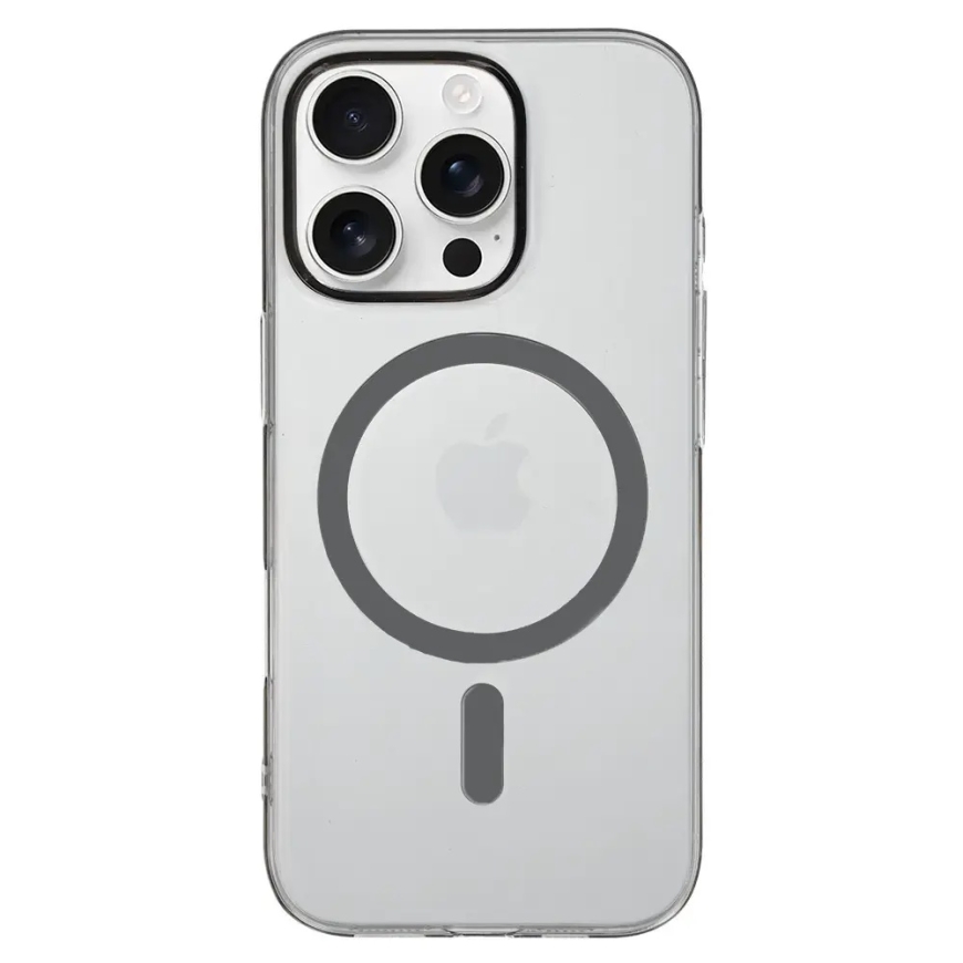Transparent Slim telefono dėklas su MagSafe palaikymu iPhone 17 Air skaidrus pilkas – 2