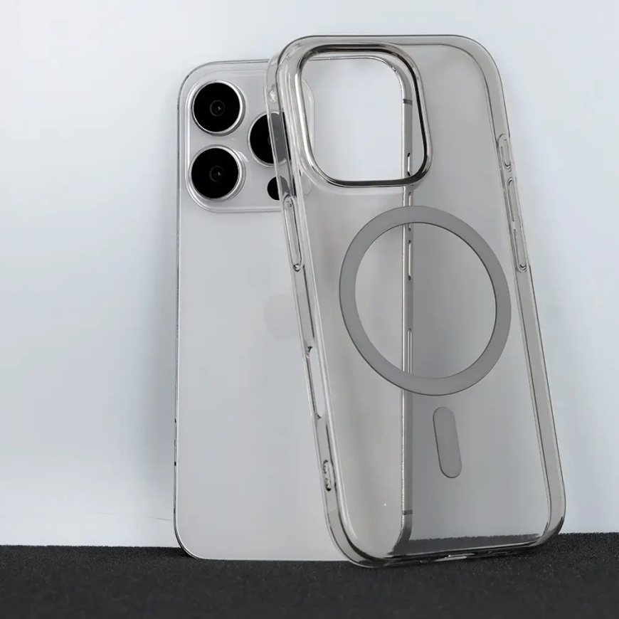 Transparent Slim telefoni ümbris MagSafe toega iPhone 17 Air läbipaistev hall – 5