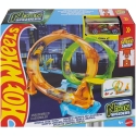 Mattel HOT WHEELS NEON SPEEDERS kaksoiskaarirata (JMG49) Mattel HOT WHEELS NEON SPEEDERS kaksoiskaarirata (JMG49)