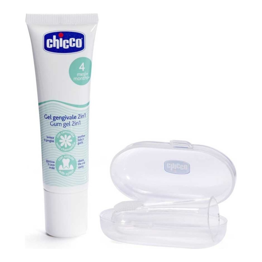 Chicco Hammaste geeli algkomplekt 30ml + sõrmeharja – 4