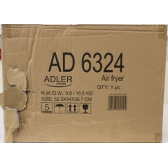 SALE OUT. AD 6324 Dual Air Fryer Oven, 11 L | DAMAGED PACKAGING | 24 month(s)