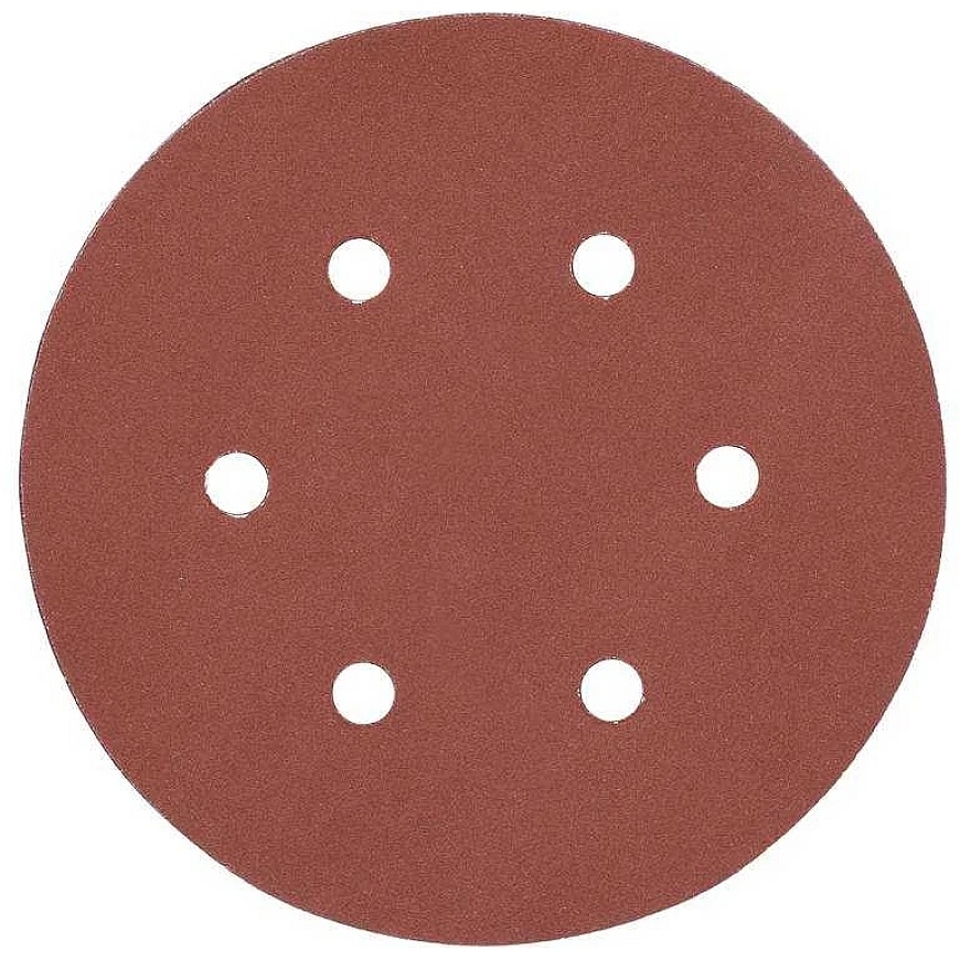 Toya Sa Poland Hõõrdepaber (Velcro) | 6 Ava | 150 mm / P240 | 50 tk. (YT-834589) – 4