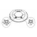 Bemko Pinna kohalolekuandur, valge, IP20, max 2000W, 360°, max 6m Bemko Pinna kohalolekuandur, valge, IP20, max 2000W, 360°, max 6m
