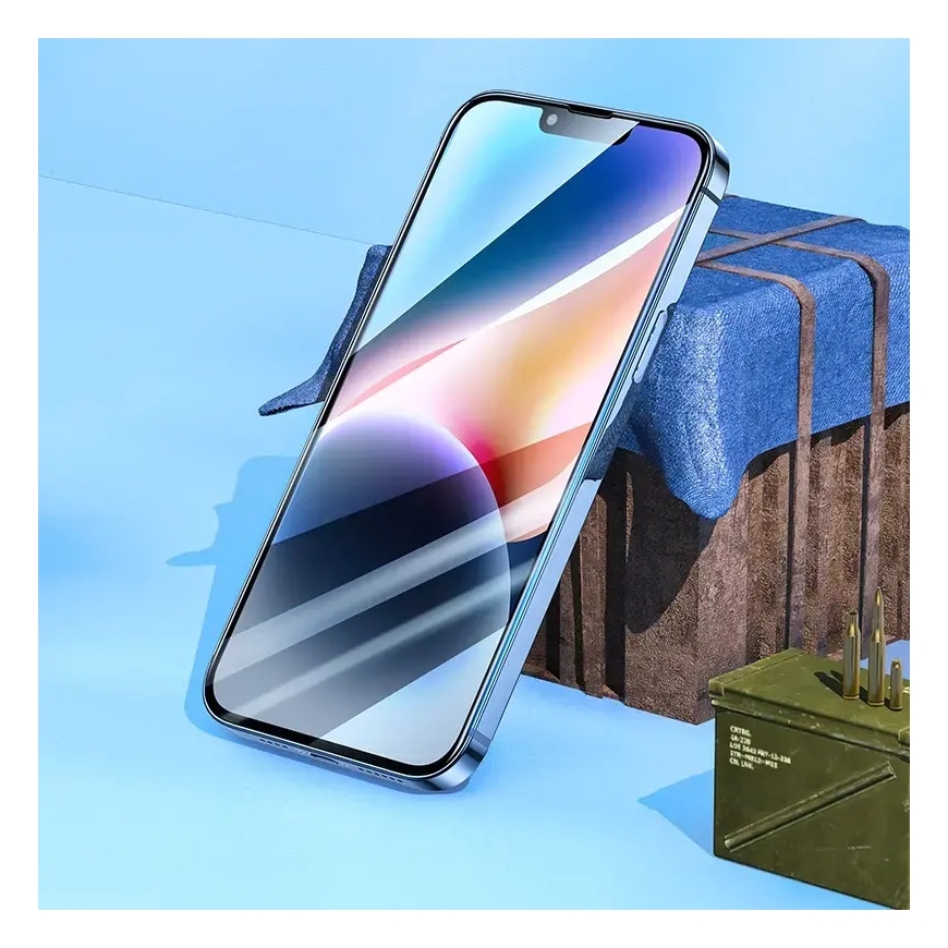 Borofone karastatud klaas BF6 Diamond Armor Full Screen HD iPhone 17e/16e/14/13/13 Pro jaoks - 10 tk – 5
