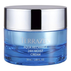 Terrazen Aqua Recharge 24H Moisturizing Face Cream, especially suitable for dry facial skin, 50 ml