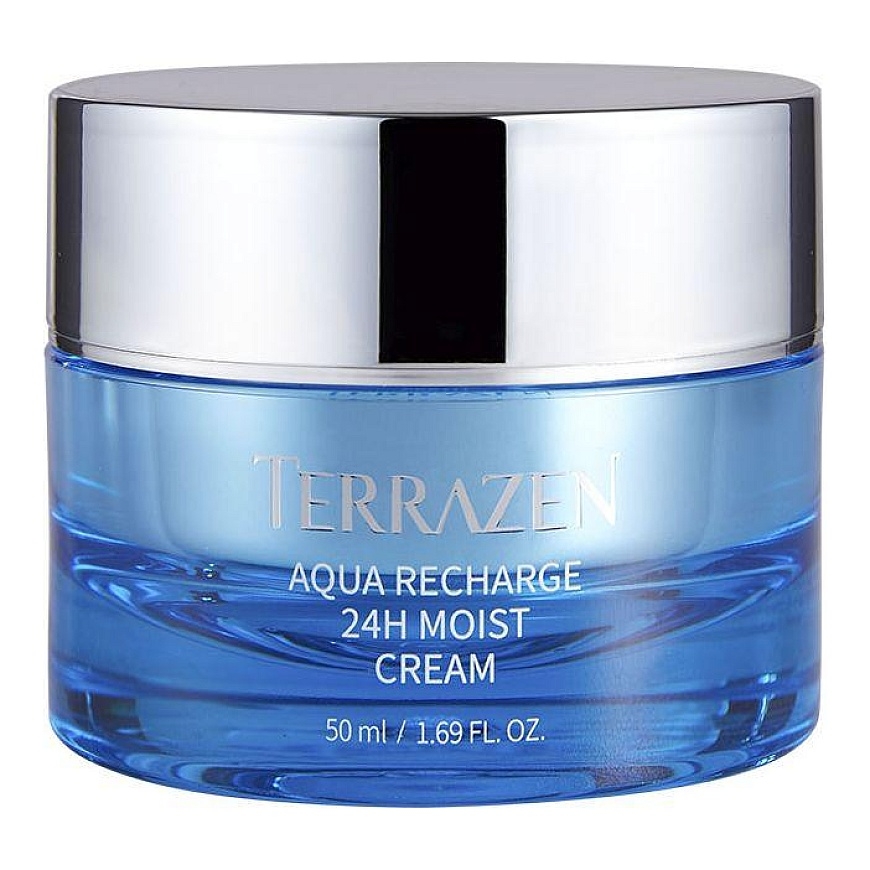 Terrazen Aqua Recharge 24H Moisturizing Face Cream, especially suitable for dry facial skin, 50 ml