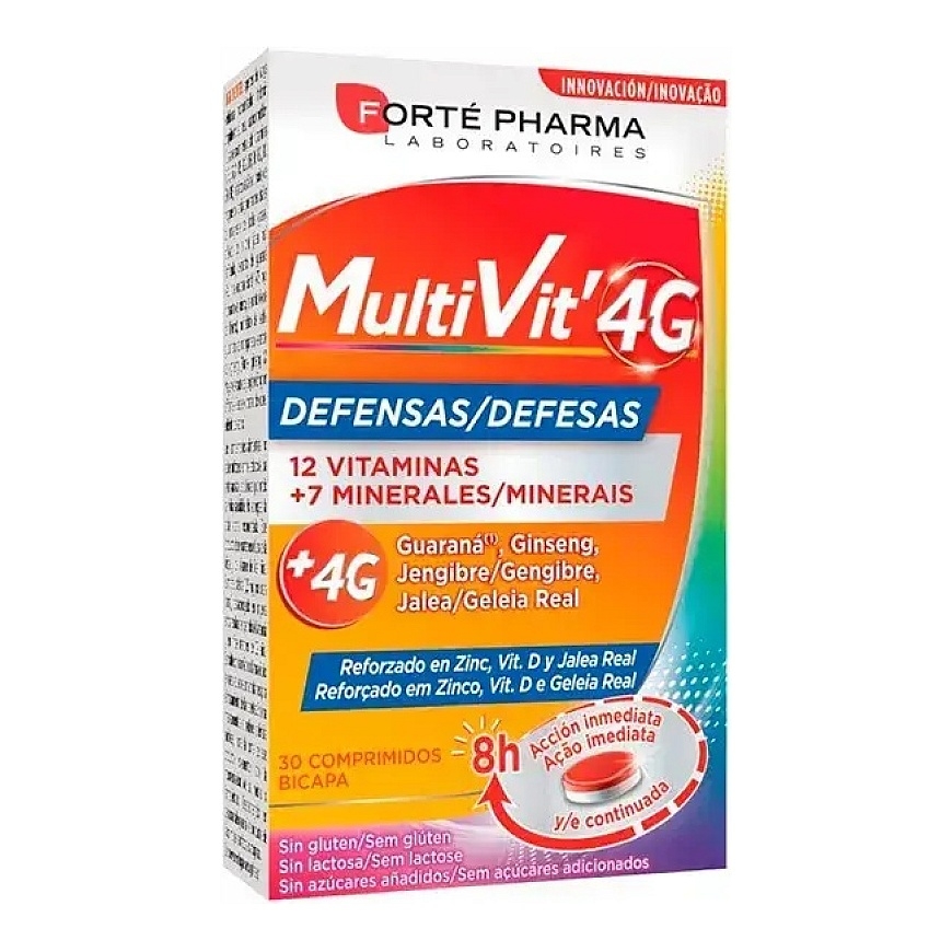 Forté Pharma Multivit 4G Aizsardzība 30 Tabletes