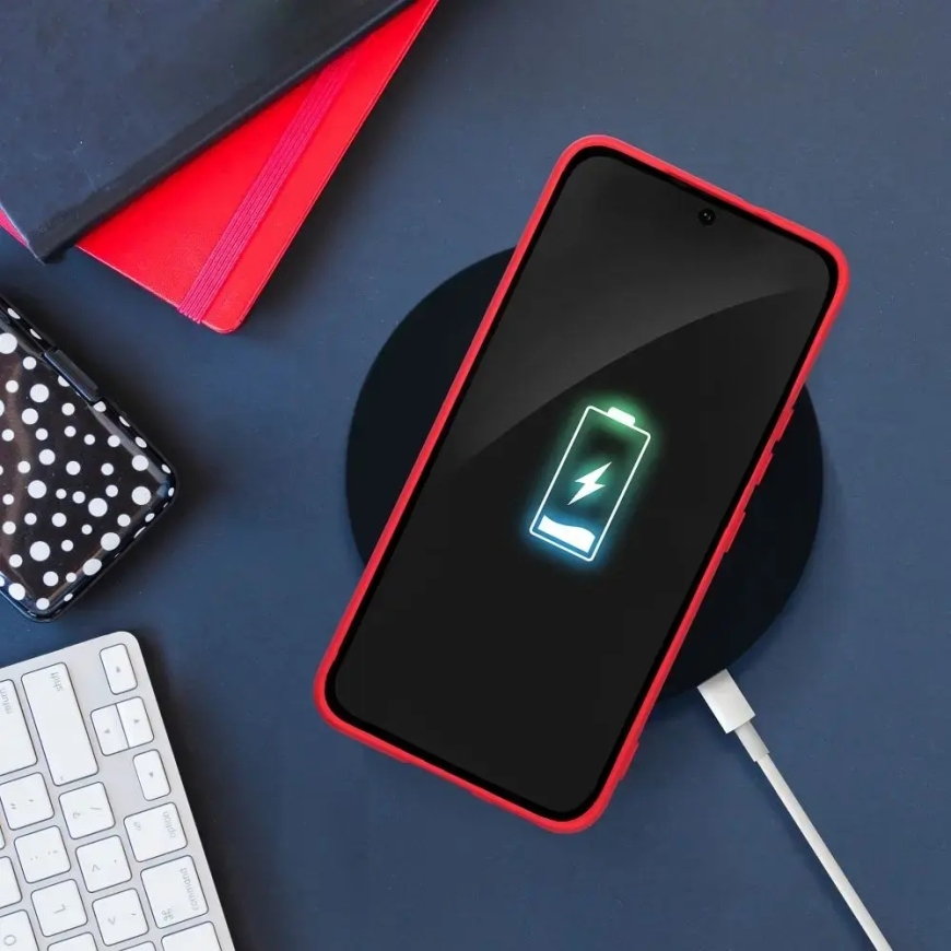 Silicone maciņš telefonam Samsung Galaxy A25 (A256) oranžs – 4