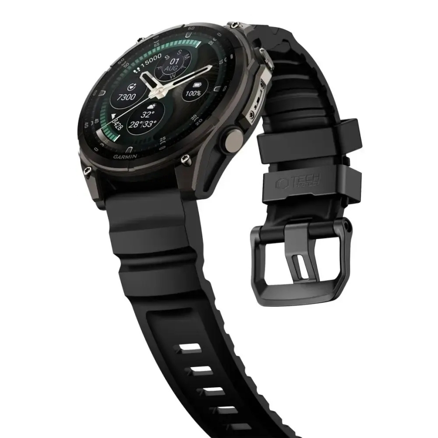 TECH-PROTECT MOTION GARMIN FENIX 5X / 5X PLUS / 6X / 6X PRO / 7X / 8 / 8 PRO / 9 / 9 PRO (51 MM) MUSTA – 3