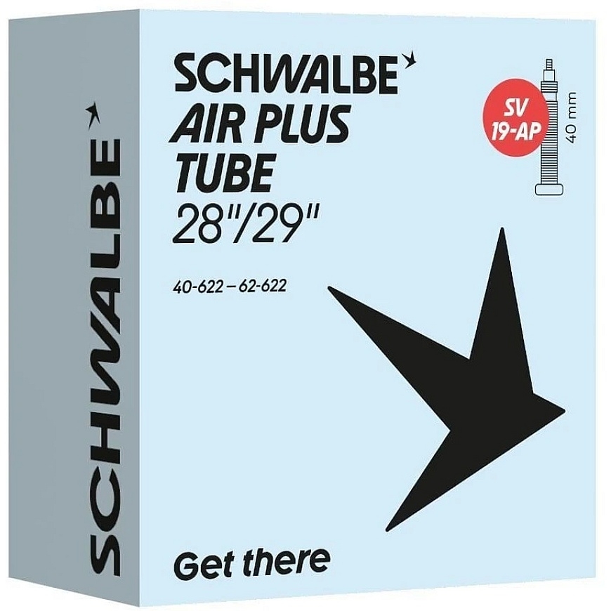 Schwalbe 29" SV19 AP AIR PLUS 40/62-622 внутренняя камера, клапан Presta, 40 мм