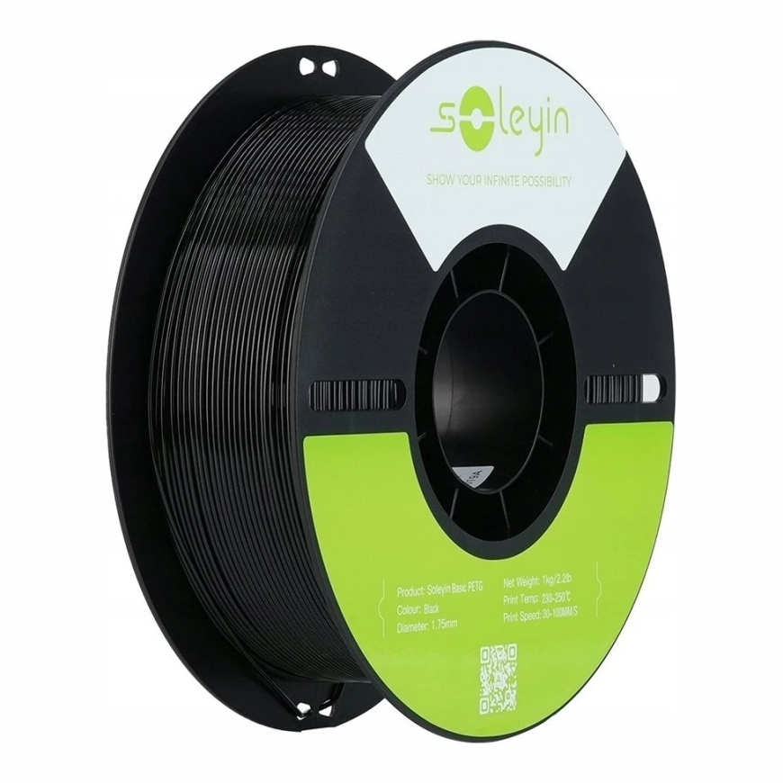 Гига Creality Soleyin Basic PETG 1.75mm 1kg – черный – 2
