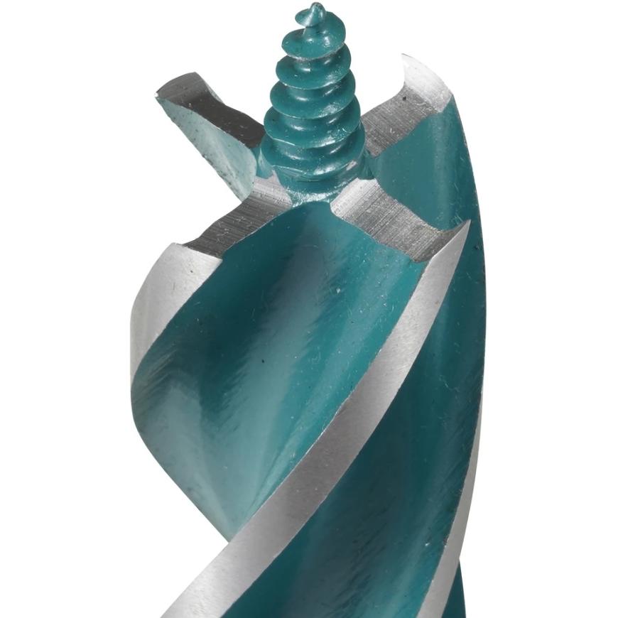 Makita Wood Drill Bit with 4 Flutes and 4 Cutting Edges, 22x165 mm, with 1/4" Hex Shank E-26674 – 2