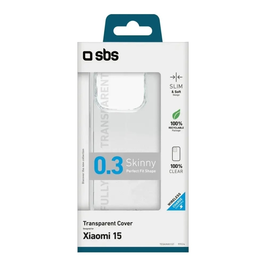 SBS Skinny Cover for Xiaomi 15 - transparent – 2