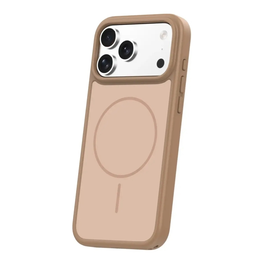 Frame Thin Mag telefoni ümbris MagSafe toega iPhone 17 Pro pruun – 2