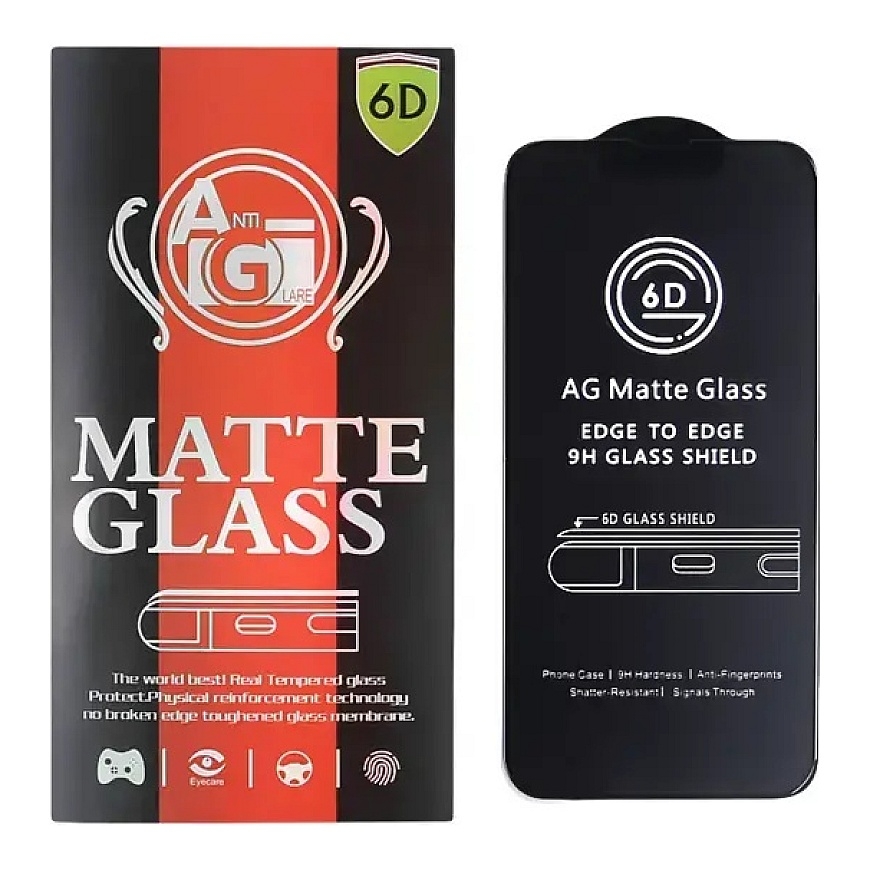 Matēts 6D stikls iPhone 17 Pro Max