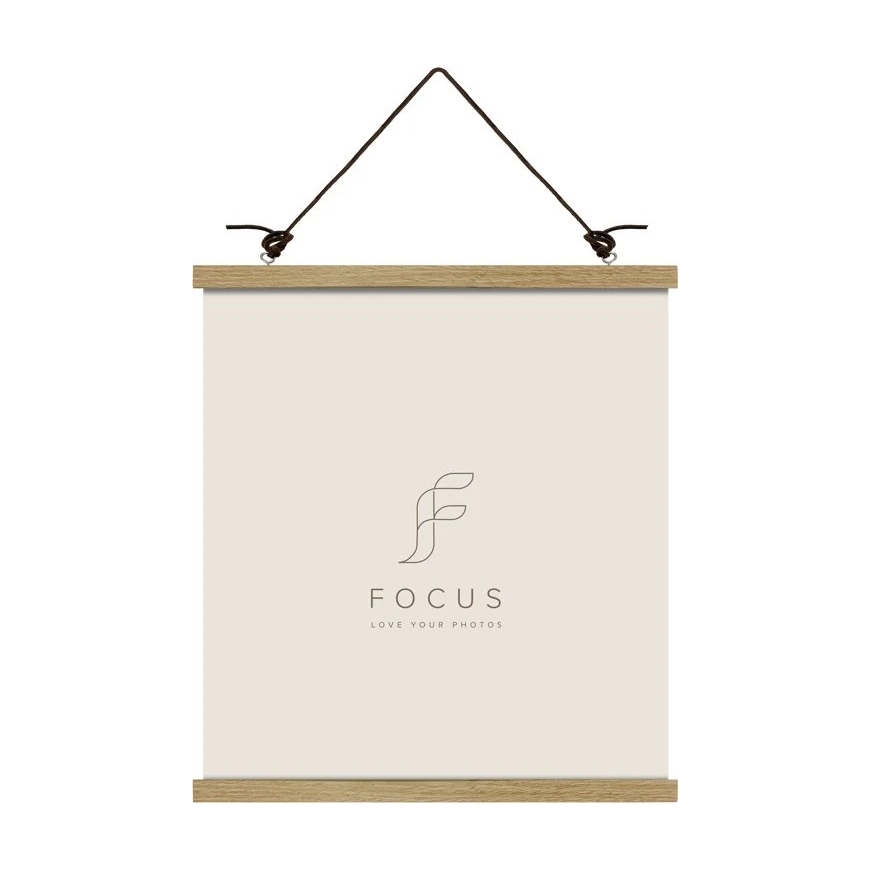 Focus Focus Photo Frame Magnetic Poster Holder Oak 41cm
