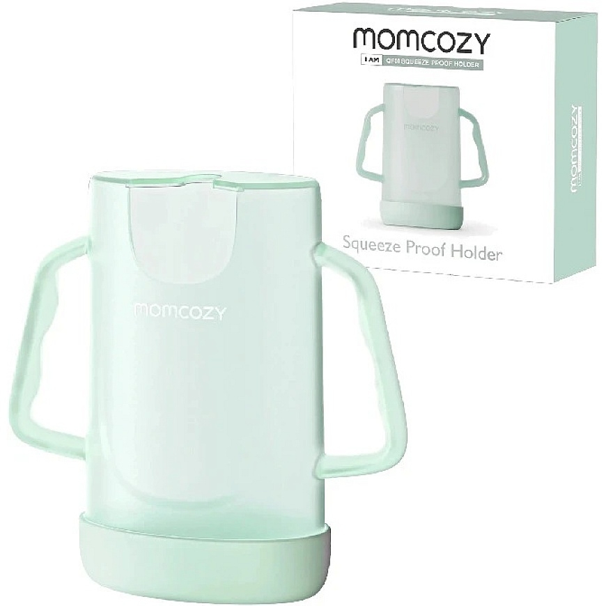 MOMCOZY KŪDIKIŲ MAISTO TYRELĖS PAKUOTĖS LAIKIKLIS, ŽALIAS – 2