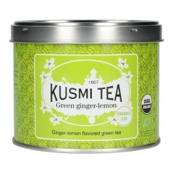 Organic žalias tea Kusmi Tea Žalias Ginger Lemon, 100 g (in a metal tin)