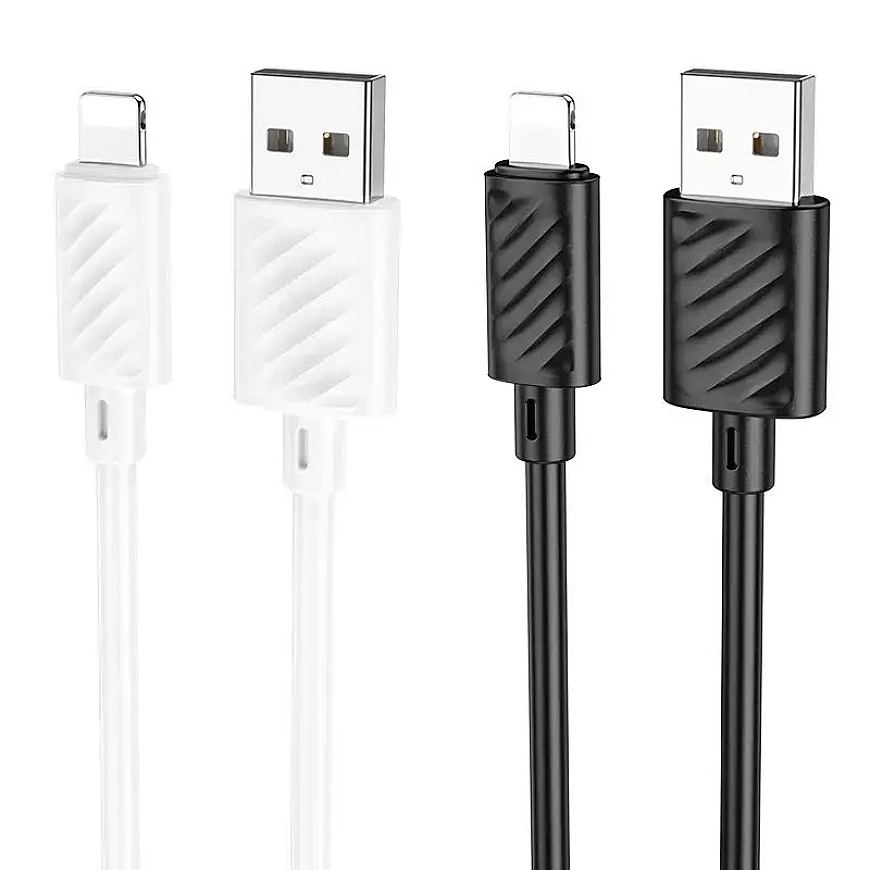 HOCO X88 andmeedastus- ja laadimiskaabel | USB-A kuni Lightning | 12W | 2m | must – 4