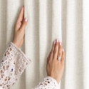 Aizkari Res Linen Velari AmeliaHome 140 × 175 cm, gaiši beige krāsā Aizkari Res Linen Velari AmeliaHome 140 × 175 cm, gaiši beige krāsā
