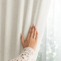 Aizkari Res Linen Velari AmeliaHome 140 × 175 cm, gaiši beige krāsā Aizkari Res Linen Velari AmeliaHome 140 × 175 cm, gaiši beige krāsā