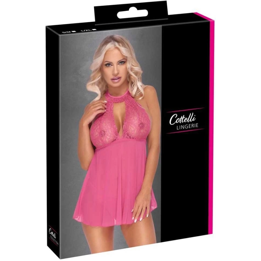 Cottelli Roosa Babydoll Roosa S/M