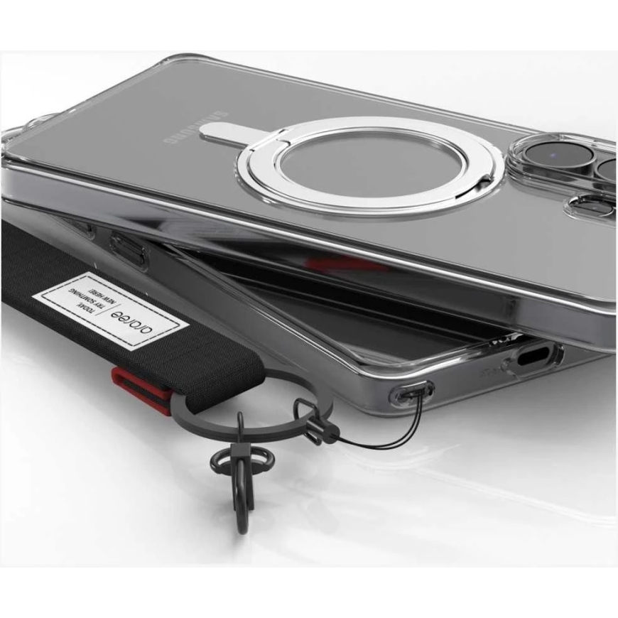 Araree Double M Stand "MagSafe" Case for "Samsung Galaxy S26 Ultra", Transparent – 4