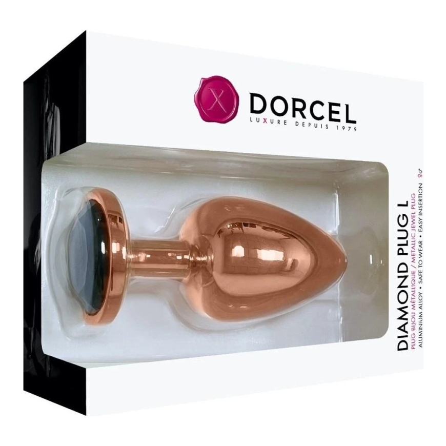 Marc Dorcel Dekoratīvs anālais korķis metāla Dorcel dimanta korķis 9cm – 4