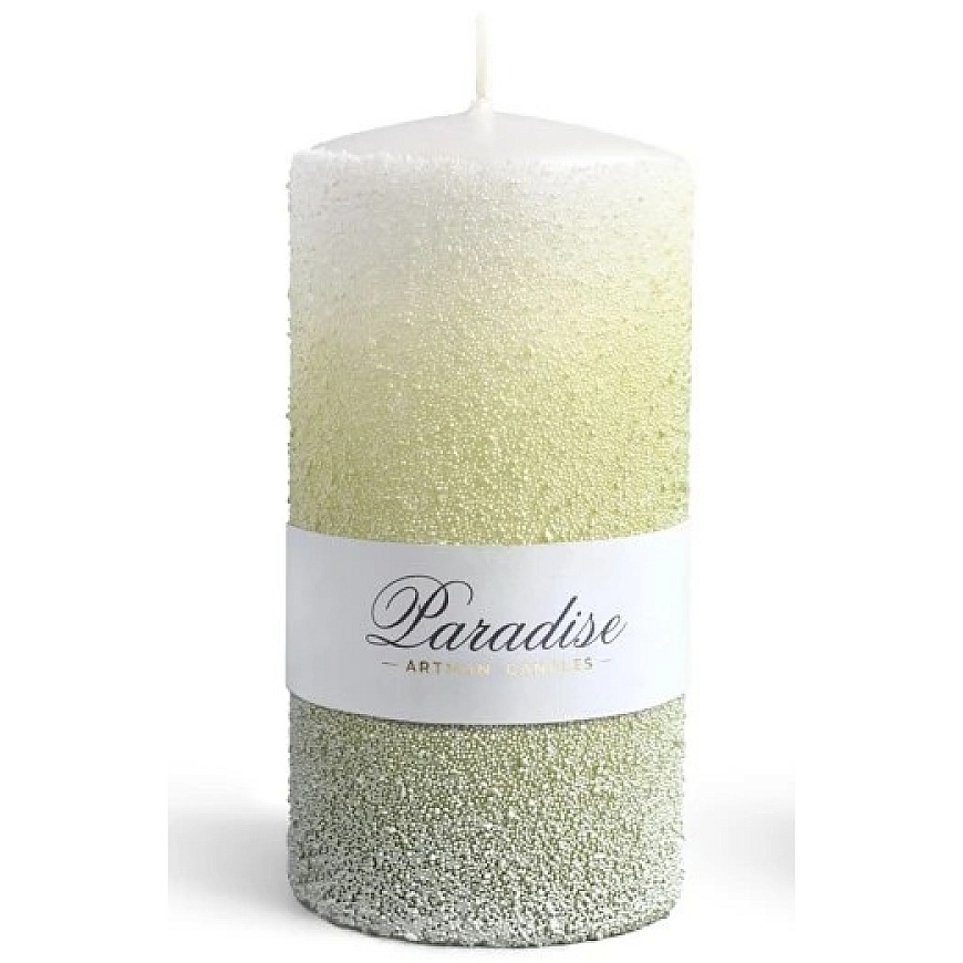 Mondex PARADISE kynttilä, pieni sylinteri, 7x7x10 cm, parafiini, vihreä