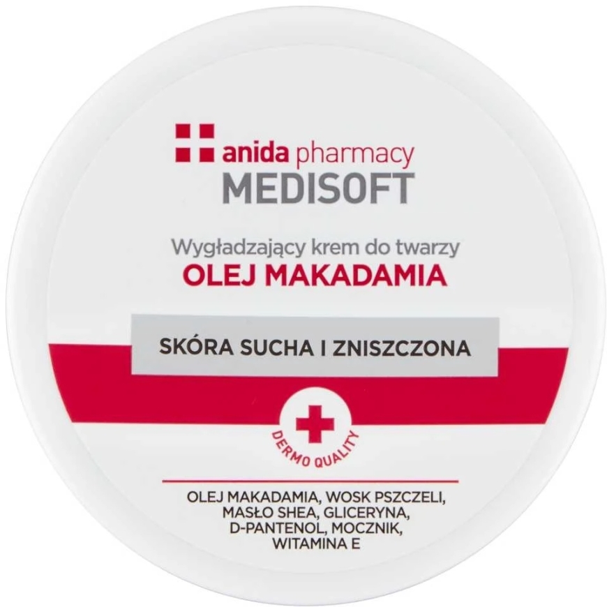 Anida Medisoft ravitseva kasvojenvoide makadamiaöljy 100ml