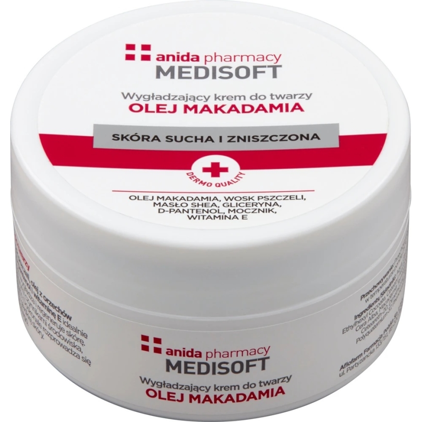 Anida Medisoft barojošs sejas krēms ar makadāmijas eļļu 100ml – 3