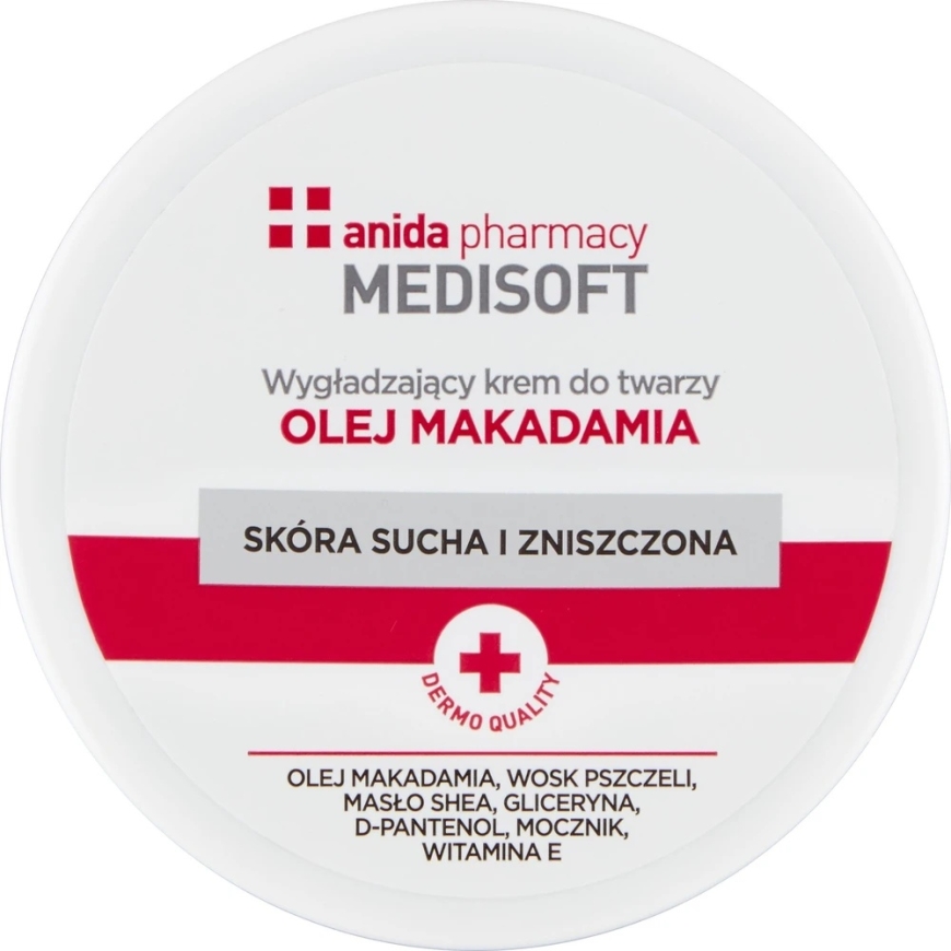 Anida Medisoft barojošs sejas krēms ar makadāmijas eļļu 100ml – 4