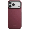 PITAKA Edge Case Argyle MagSafe kaas iPhone 18 Pro Max / 17 Pro Max jaoks, burgundia värv PITAKA Edge Case Argyle MagSafe kaas iPhone 18 Pro Max / 17 Pro Max jaoks, burgundia värv
