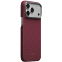 PITAKA Edge Case Argyle MagSafe case for iPhone 18 Pro Max / 17 Pro Max, burgundy color PITAKA Edge Case Argyle MagSafe case for iPhone 18 Pro Max / 17 Pro Max, burgundy color