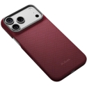 PITAKA Edge Case Argyle MagSafe case for iPhone 18 Pro Max / 17 Pro Max, burgundy color PITAKA Edge Case Argyle MagSafe case for iPhone 18 Pro Max / 17 Pro Max, burgundy color