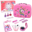 Lean Toys Kosmētiskā soma rozā Lean Toys Kosmētiskā soma rozā