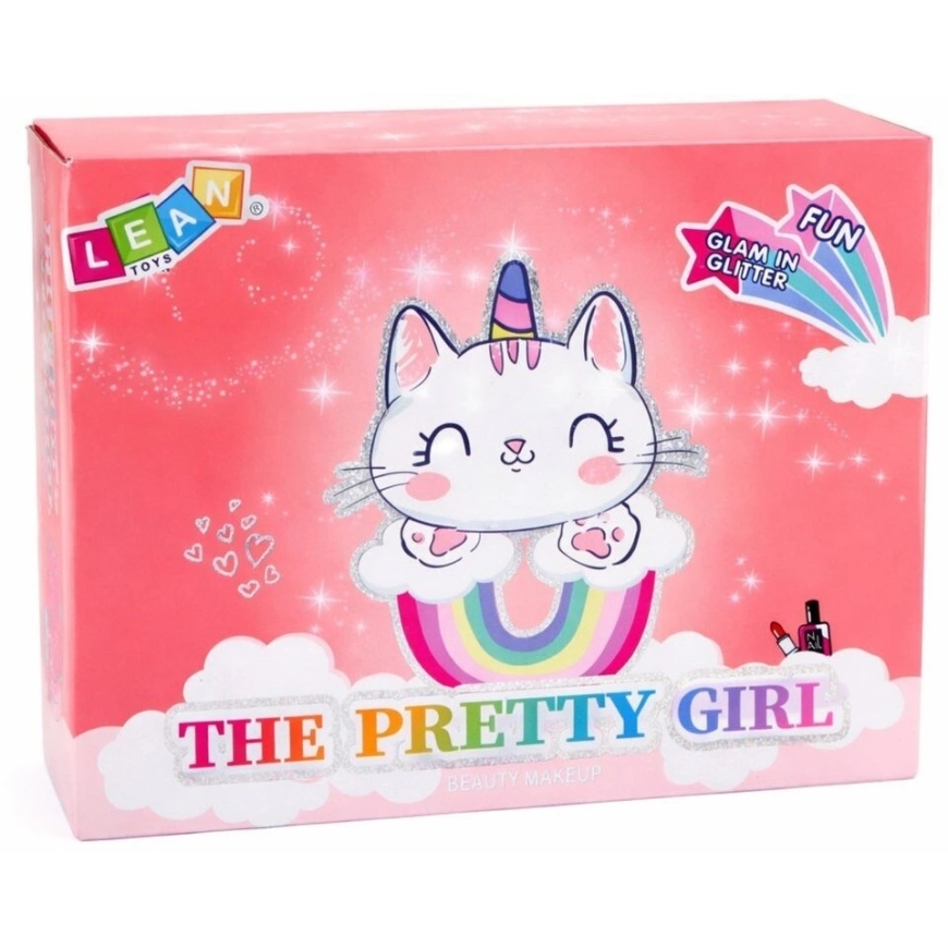 Lean Toys Kosmetinė rožinė – 4
