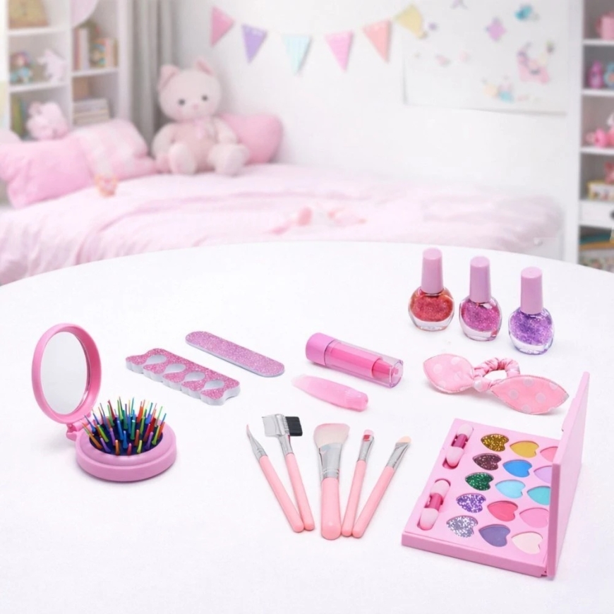 Lean Toys Kosmeetika roosa – 5