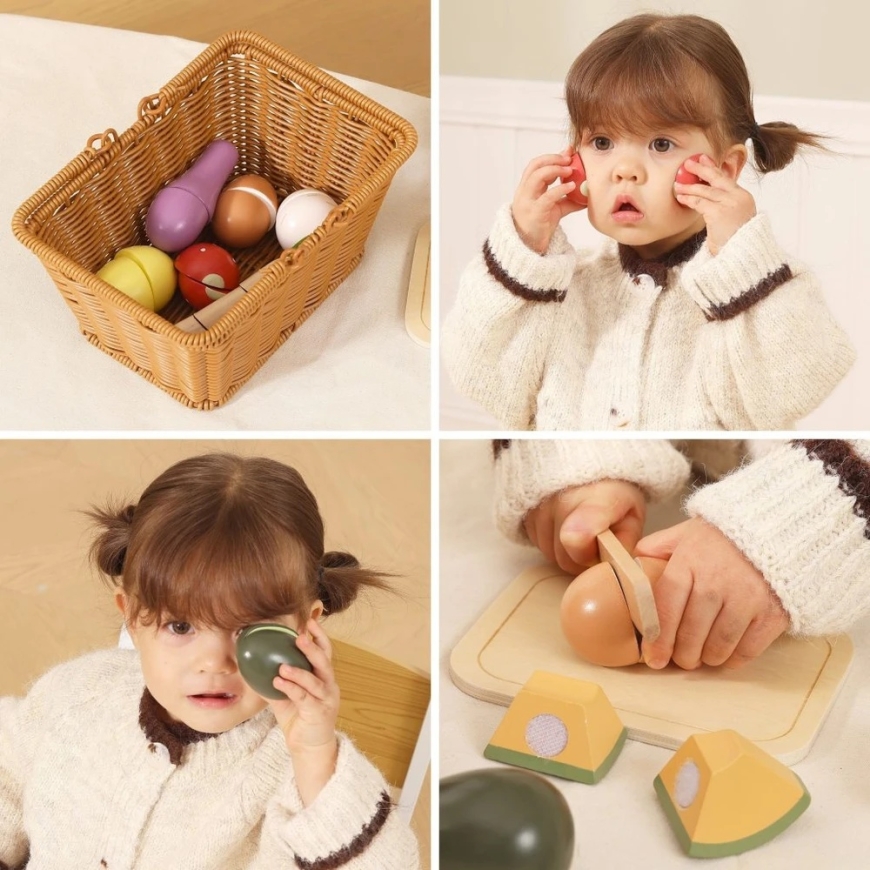 Viga Toys puuhelmet leikkuusarja PolarB 21 kpl – 4