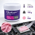 Qoltec high conductivity paste | Thermal Putty 4 W/m-K | 100 g | Pink Qoltec high conductivity paste | Thermal Putty 4 W/m-K | 100 g | Pink