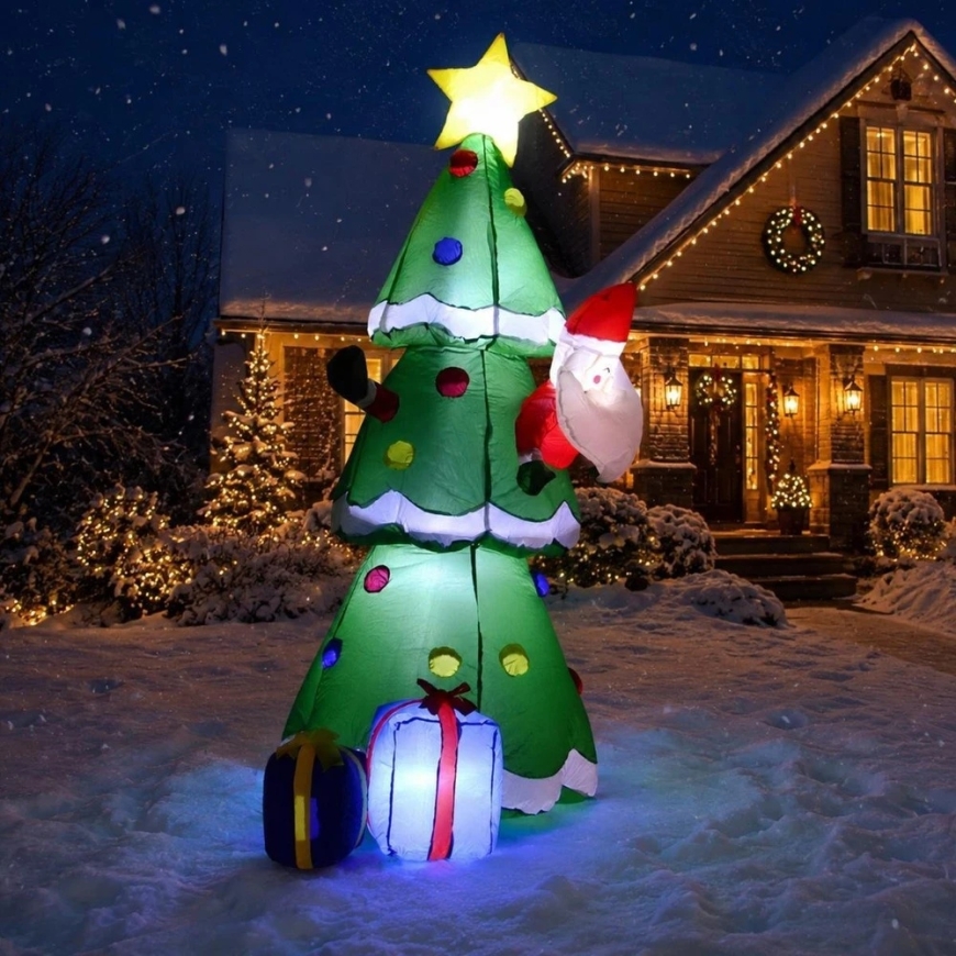 Christmas decoration Inflatable self-inflating outdoor tree 183 cm LED – 3