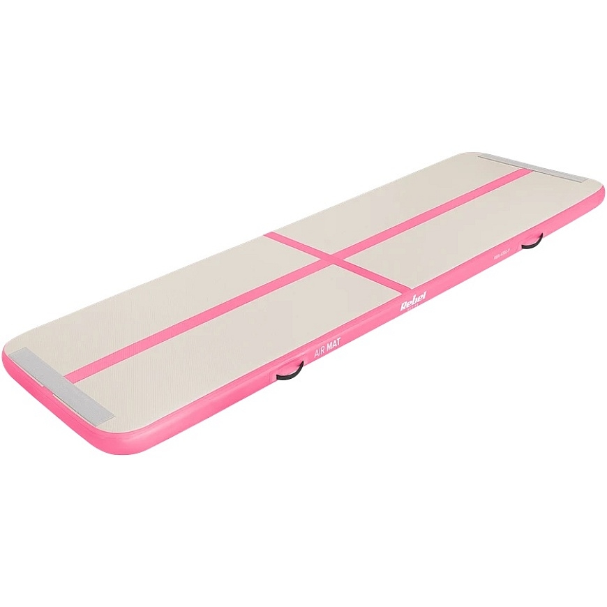 Airtrack REBEL 400x100x10 gimnastikos ir akrobatikos takelis - rožinis – 2