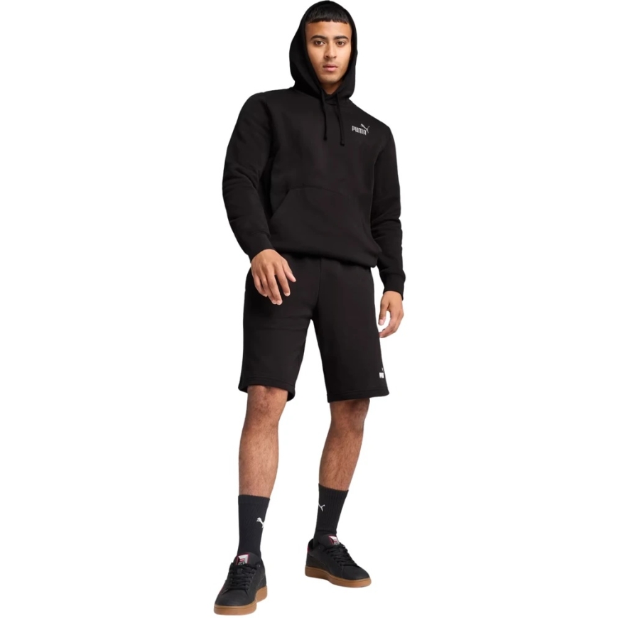 Vīriešu Puma ESS 2 Color Small No.1 Logo kapuce melna 684718 01 (M) – 5