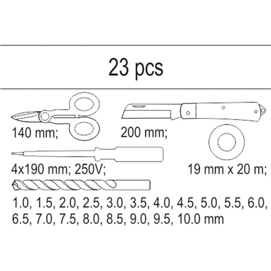 Yato Toya Sa Poland Tööriistakomplekt kärudele - universaalne komplekt (YT-55471) – 3