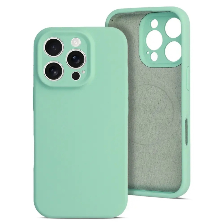 MagColor Pure telefono dėklas iPhone 16 žalias
